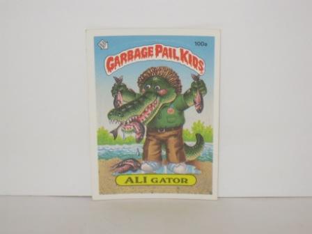 100a ALI Gator 1986 - Garbage Pail Kids Card